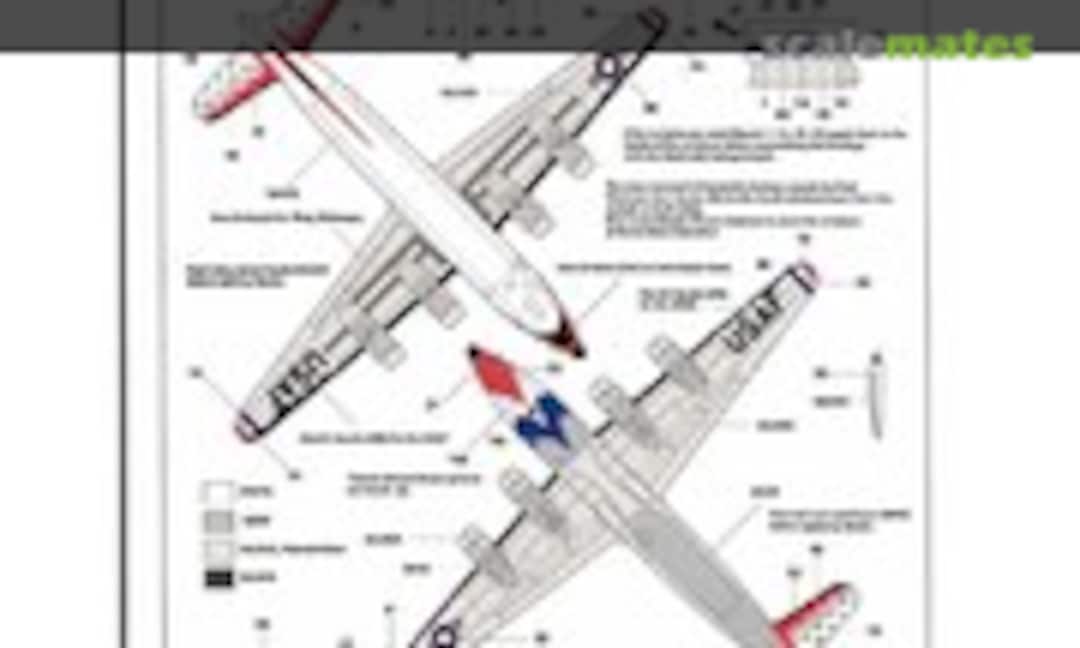 1:72 Thunderbirds C-54 Skymaster 1959-63 (Warbird Decals 72037) 72037