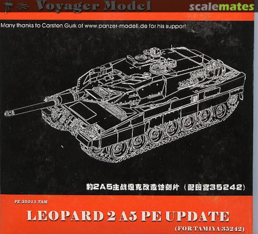 Boxart Leopard 2A5 PE Update PE35011 Voyager Model Boxart Leopard 2A5 PE Update PE35011 Voyager Model
