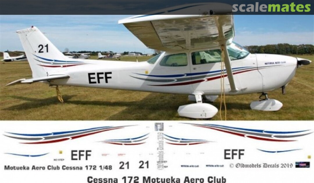 Boxart Cessna 172 Motueka Aero Club OMD0566B Oldmodels Decals Boxart Cessna 172 Motueka Aero Club OMD0566B Oldmodels Decals
