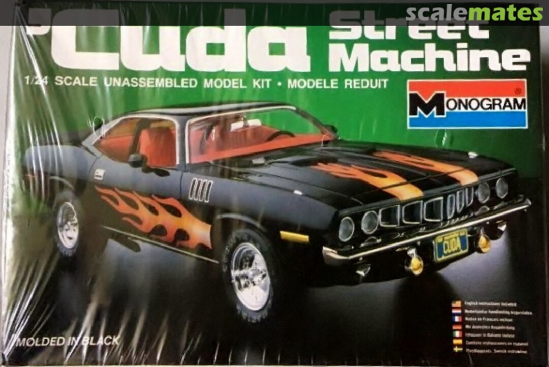 Boxart 'Cuda Street Machine 2701 Monogram Boxart 'Cuda Street Machine 2701 Monogram