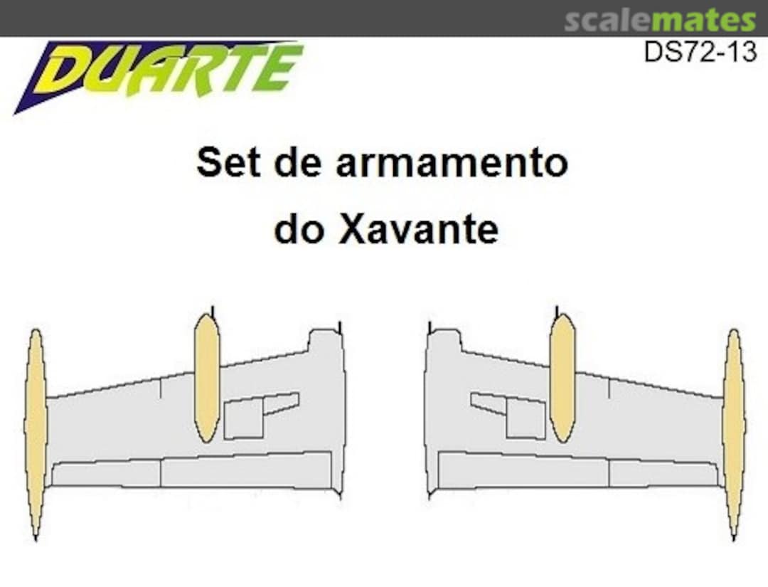 Boxart Set de armamento do Xavante DS72-13 Duarte Boxart Set de armamento do Xavante DS72-13 Duarte