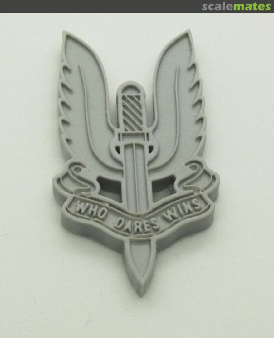 Boxart Plate SAS Special Air Service MAC35596 MacOne Models Boxart Plate SAS Special Air Service MAC35596 MacOne Models