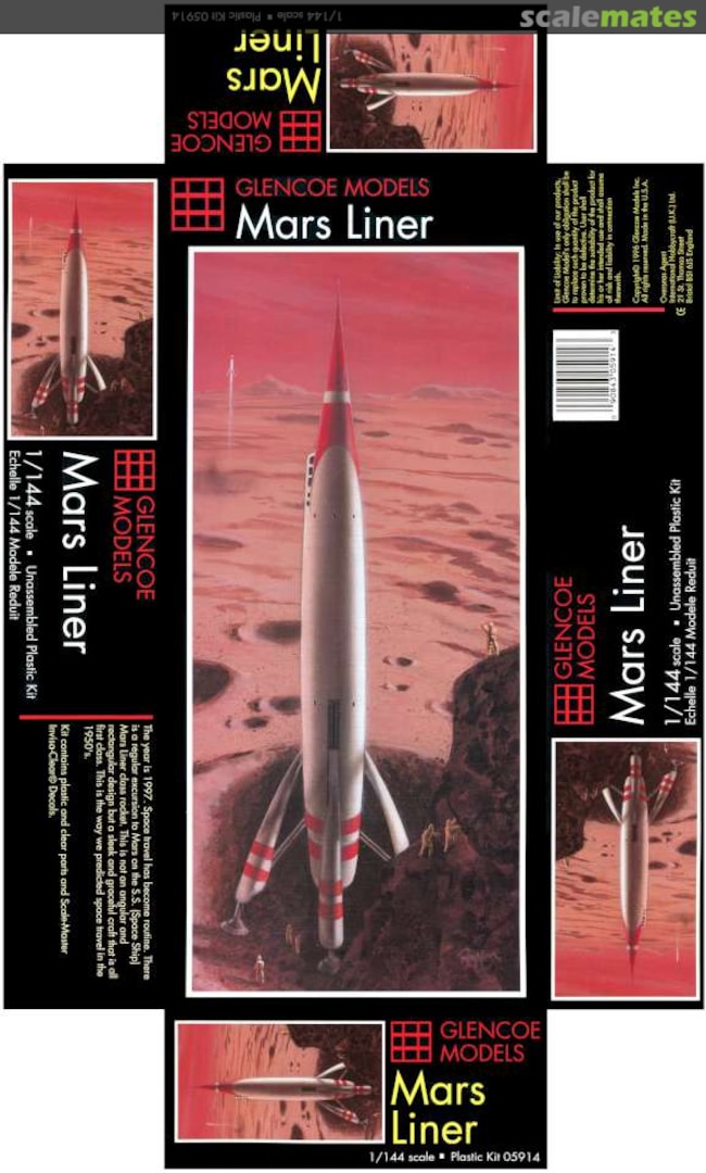 Boxart Mars Liner 05914 Glencoe Models Boxart Mars Liner 05914 Glencoe Models