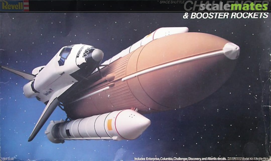 Boxart Space Shuttle Challenger & Booster Rockets 4736 Revell Boxart Space Shuttle Challenger & Booster Rockets 4736 Revell