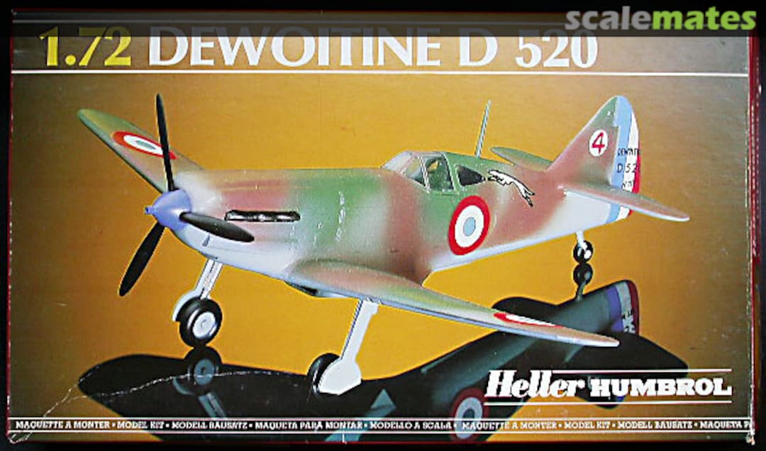 Boxart Dewoitine D 520 80212 Heller Humbrol Boxart Dewoitine D 520 80212 Heller Humbrol