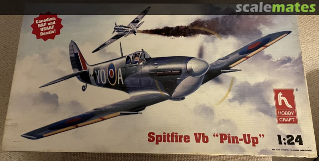 Boxart Spitfire Vb "Pin-up" Hobbycraft Boxart Spitfire Vb "Pin-up" Hobbycraft