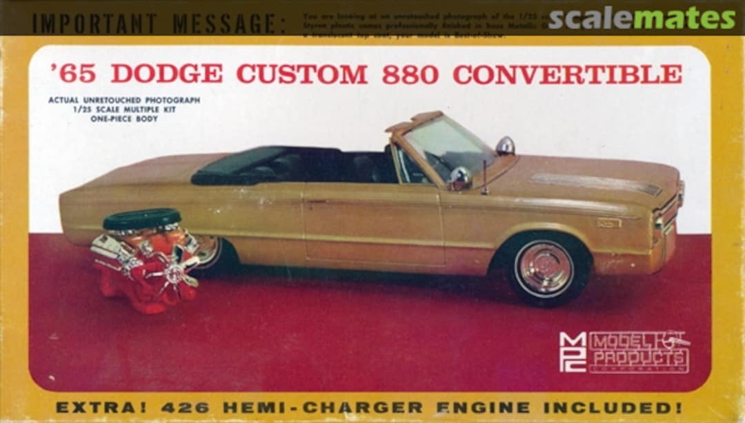 Boxart Dodge 880 convertible 1965 Mpc-4 MPC