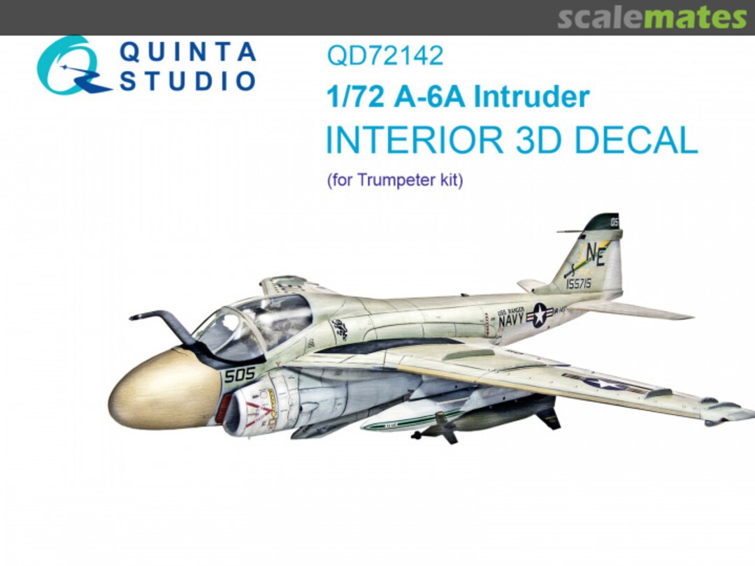 Boxart A-6A Intruder interior 3D decals QD72142 Quinta Studio Boxart A-6A Intruder interior 3D decals QD72142 Quinta Studio