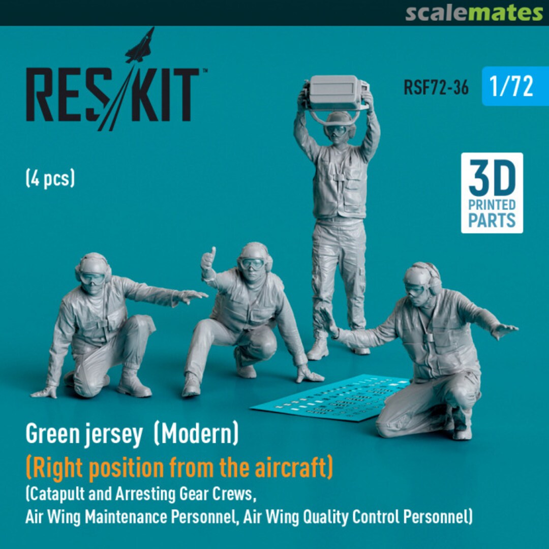 Boxart Green Jersey (Modern) RSF72-36 ResKit Boxart Green Jersey (Modern) RSF72-36 ResKit