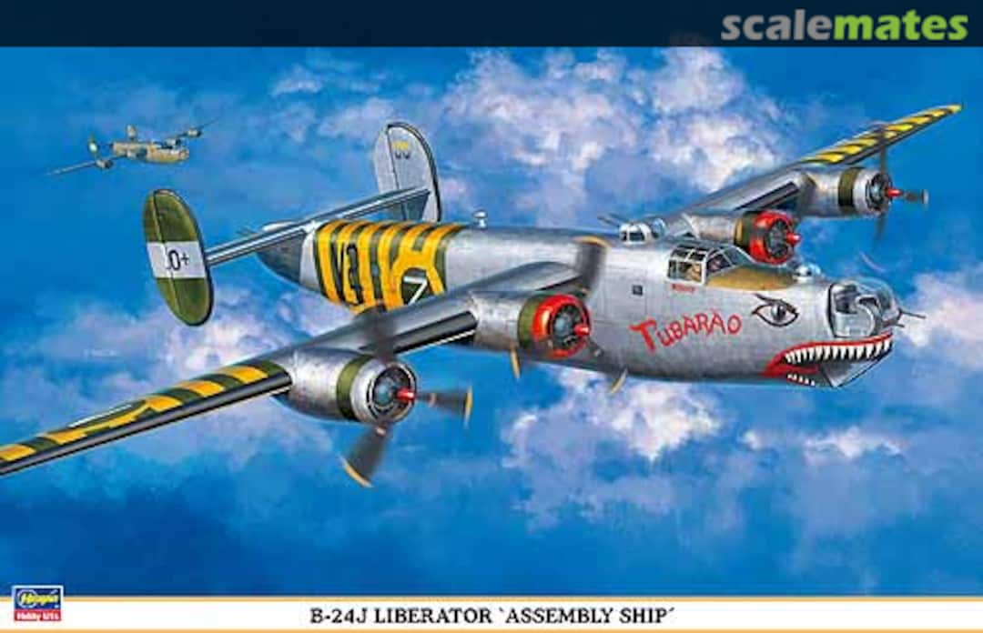 Boxart B-24J Liberator 'Assembly Ship' 00976 Hasegawa Boxart B-24J Liberator 'Assembly Ship' 00976 Hasegawa