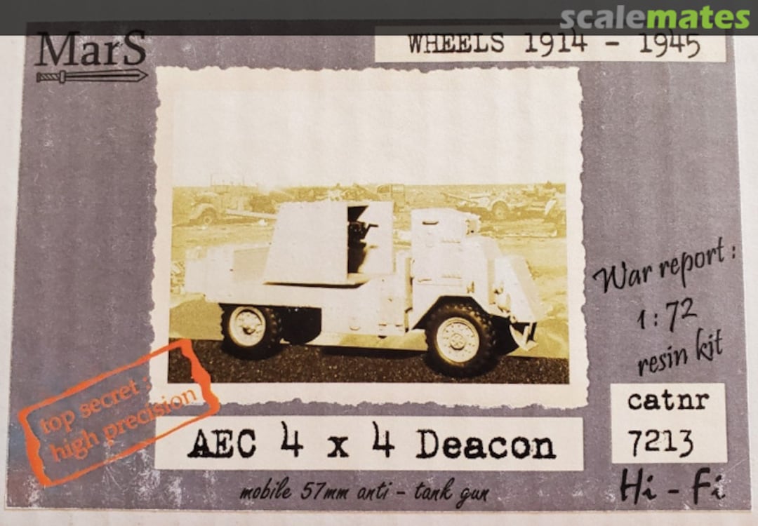 Boxart AEC 4x4 Deacon 7213 MarS Boxart AEC 4x4 Deacon 7213 MarS