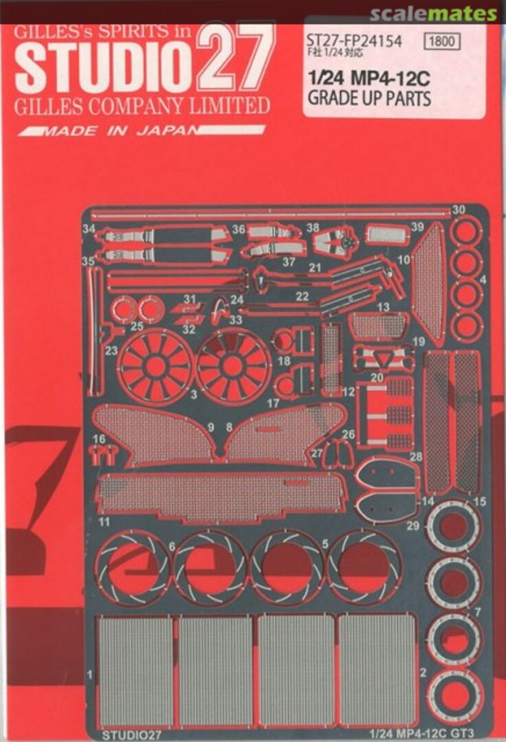 Boxart McLaren MP4-12C GT3 ST27-FP24154 Studio27 Boxart McLaren MP4-12C GT3 ST27-FP24154 Studio27