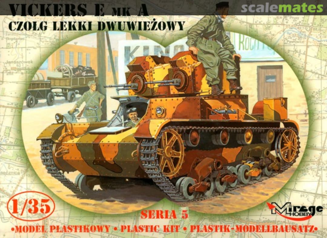 Boxart Vickers E Mk A 35303 Mirage Hobby Boxart Vickers E Mk A 35303 Mirage Hobby