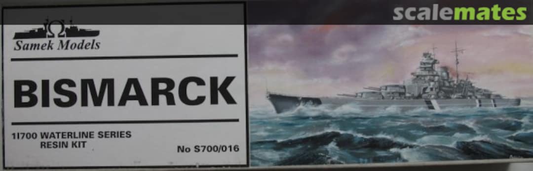 Boxart Bismarck S700/016 ROP o.s. Samek Models Boxart Bismarck S700/016 ROP o.s. Samek Models