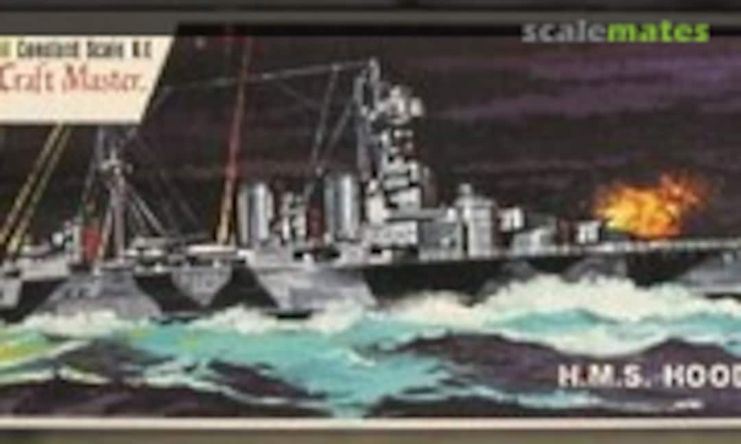 1:600 H.M.S. Hood (Airfix by Craft Master 1801-150)