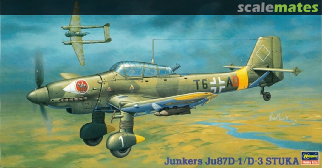 Boxart Junkers Ju 87D-1/D-3 Stuka 09285 Hasegawa Boxart Junkers Ju 87D-1/D-3 Stuka 09285 Hasegawa