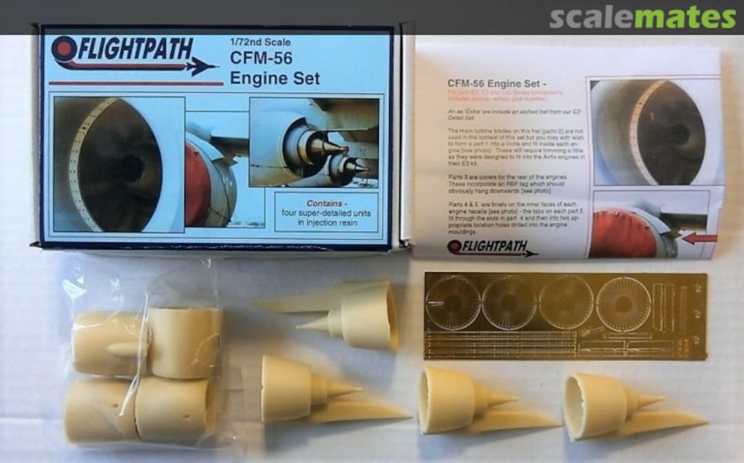 Boxart CFM-56 Engine set FP-72-104h Flightpath Boxart CFM-56 Engine set FP-72-104h Flightpath