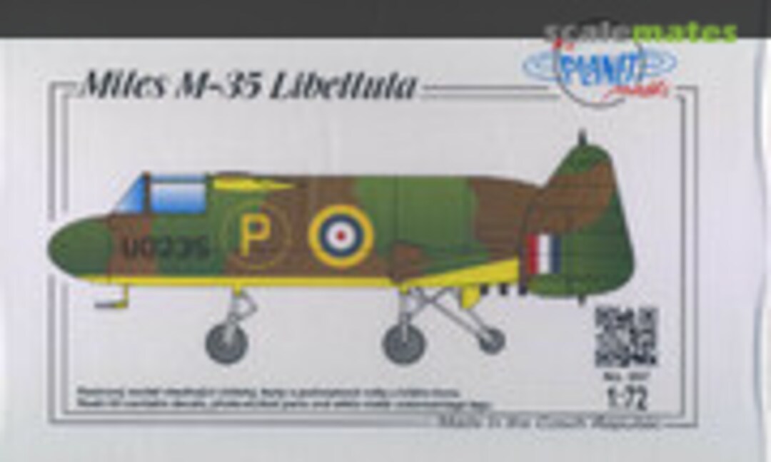 1:72 Miles M.35 Libellula (Planet Models 267) 267