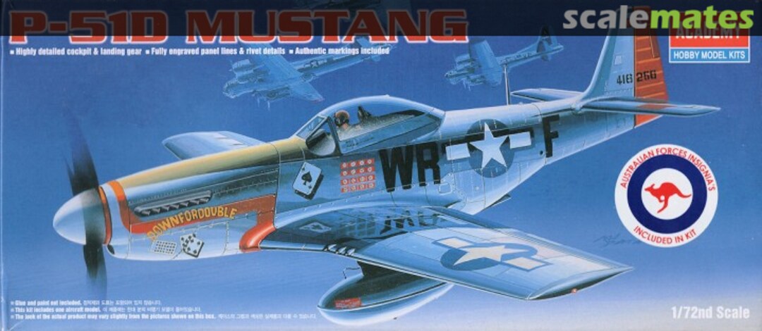Boxart P-51D Mustang 2132 Academy Boxart P-51D Mustang 2132 Academy