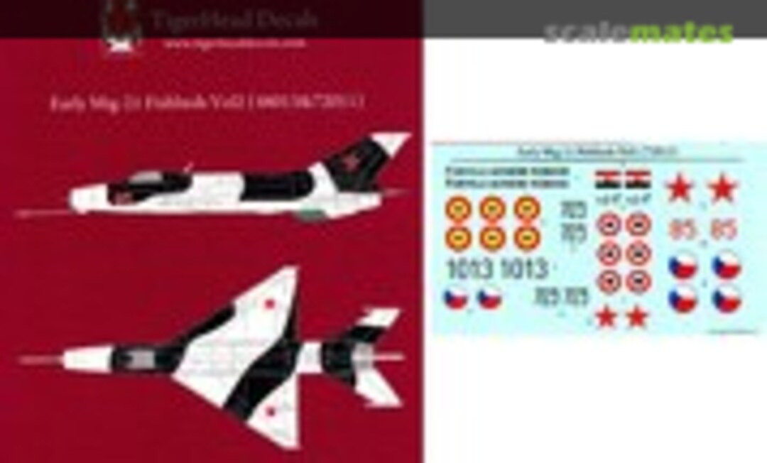 1:72 Early Mig-21 Fishbeds, Vol 2 (Tigerhead Models 72011) 72011
