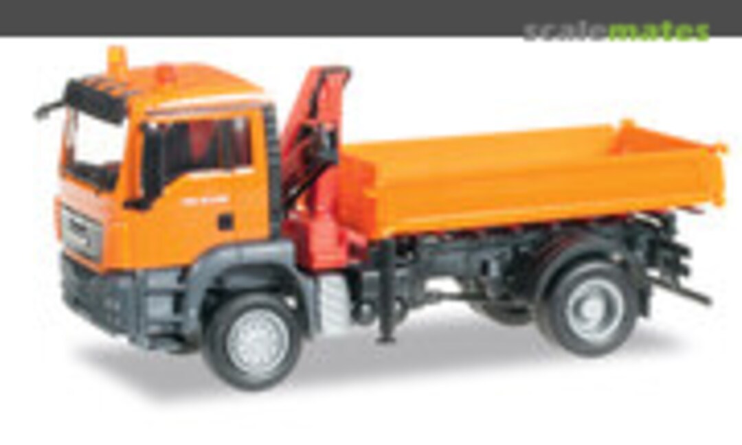MAN TGS M Baukipper mit Ladekran (Herpa 304467)