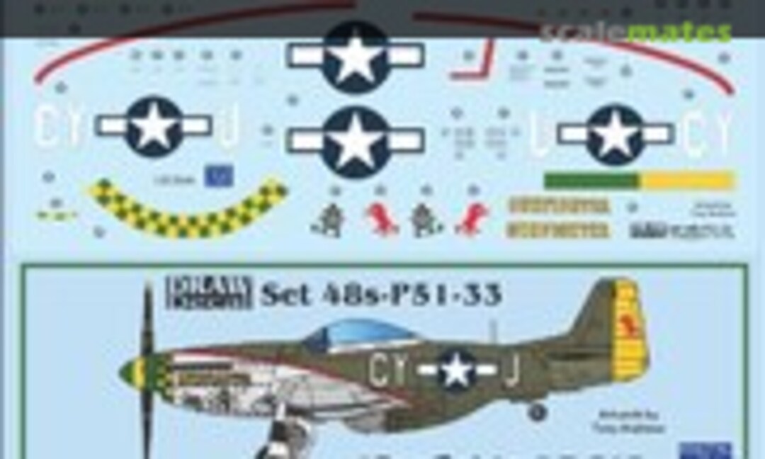 1:48 P-51D "Gunfighter" (Draw Decal 48-P51-33) 48-P51-33