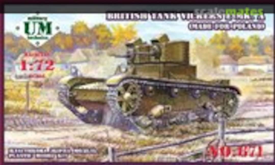1:72 British Tank Vickers E Mk.A (UM Military Technics 671)