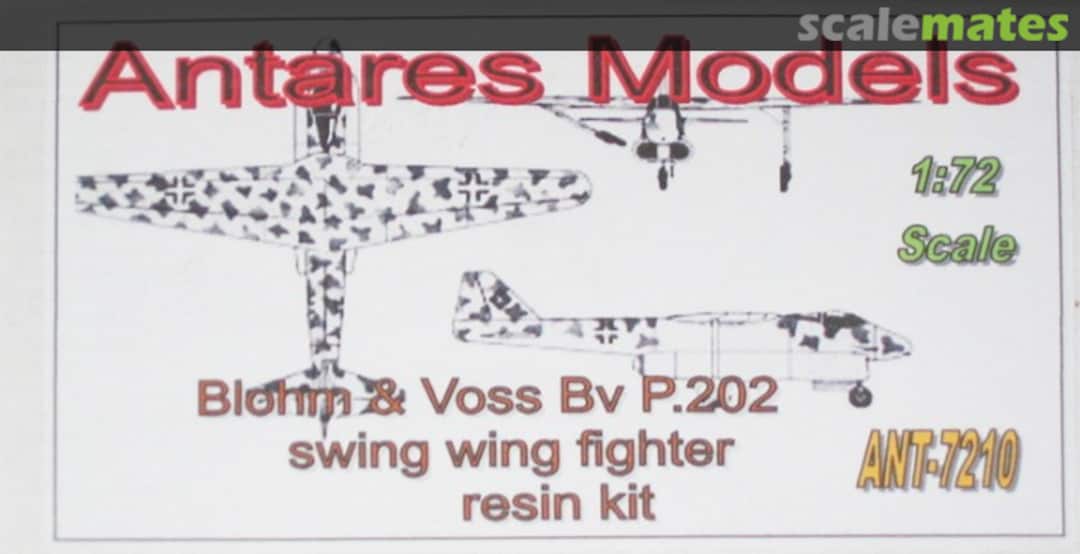 Boxart Blohm & Voss BV P.202 ANT-7210 Antares Models Boxart Blohm & Voss BV P.202 ANT-7210 Antares Models
