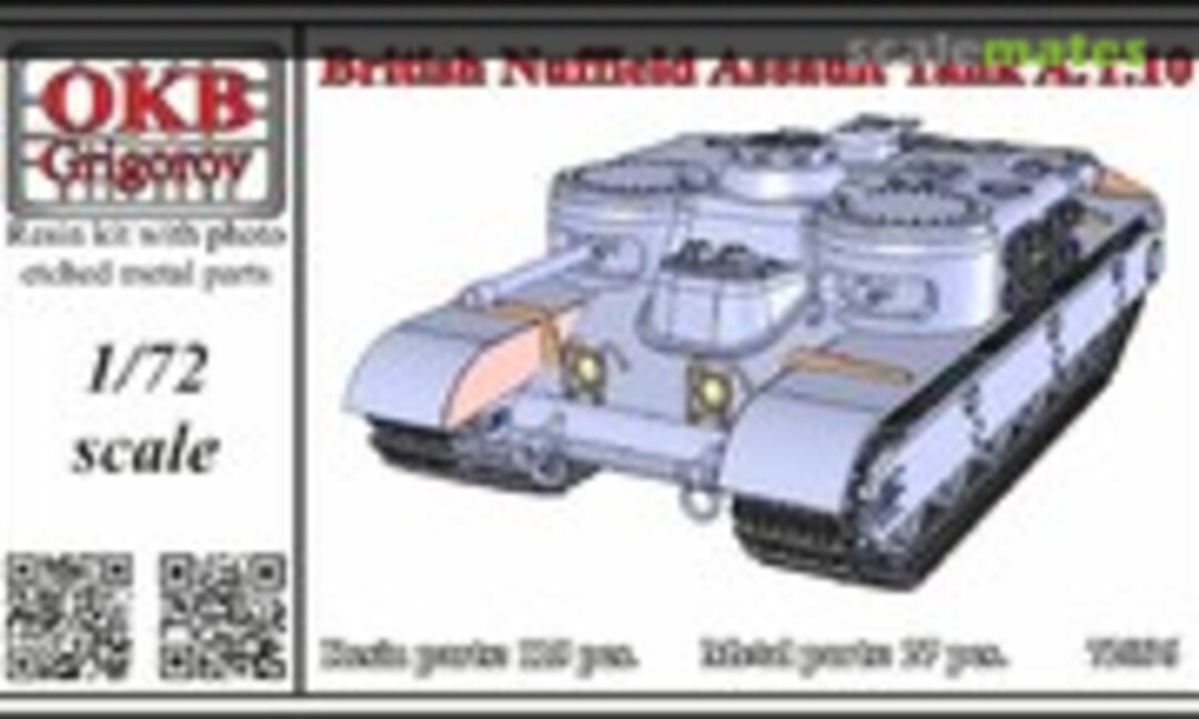 1:72 British Nuffield Assault Tank A.T.10 (OKB Grigorov 72096) 72096