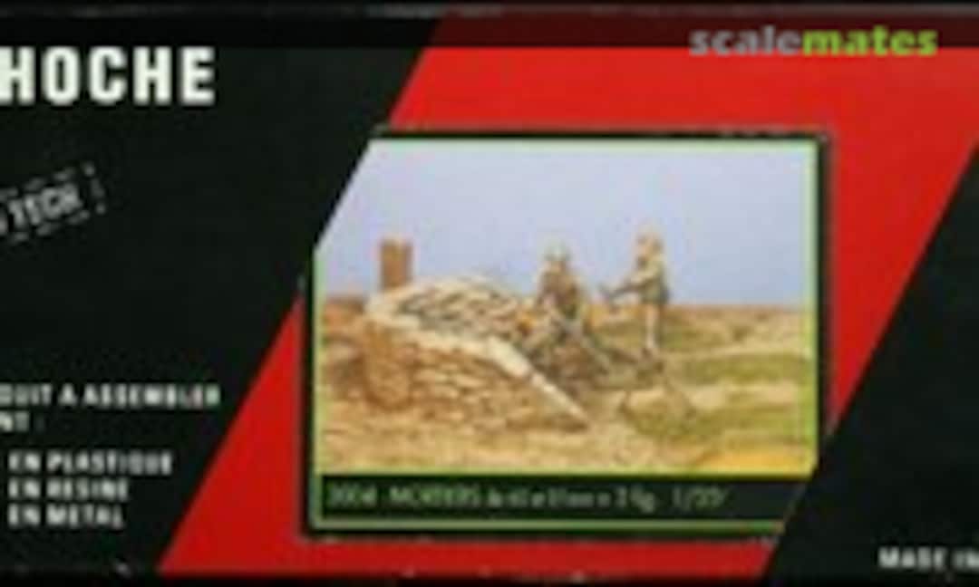 1:35 Morter 60 and 81mm with 3 figures (La Hoche 3004) 3004