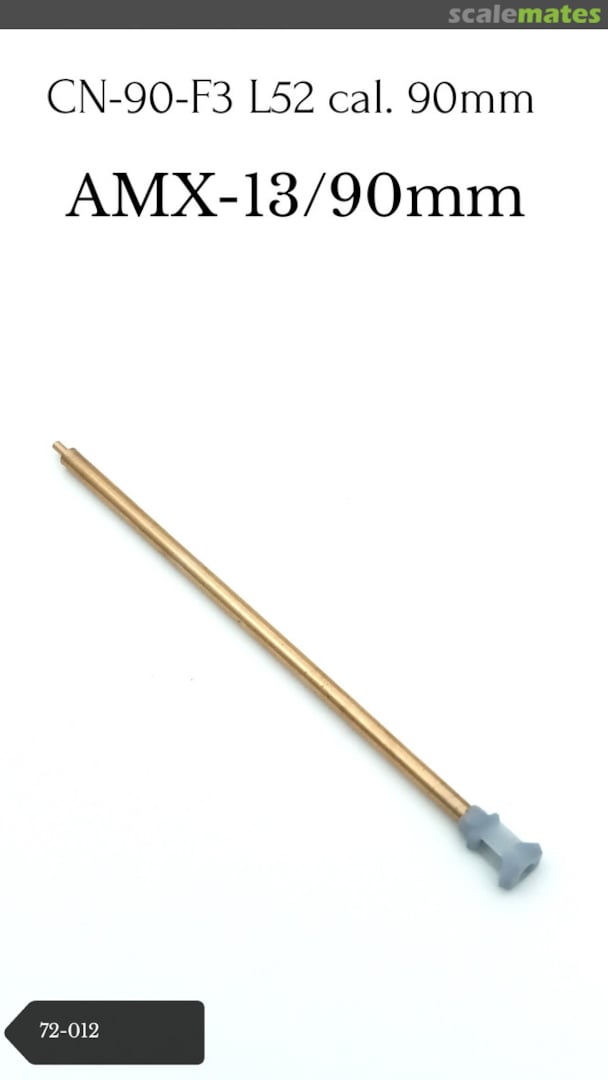 Boxart AMX-13/90mm - CN-90-F3 L52 cal. 90mm 72-012 MicroWorld Boxart AMX-13/90mm - CN-90-F3 L52 cal. 90mm 72-012 MicroWorld