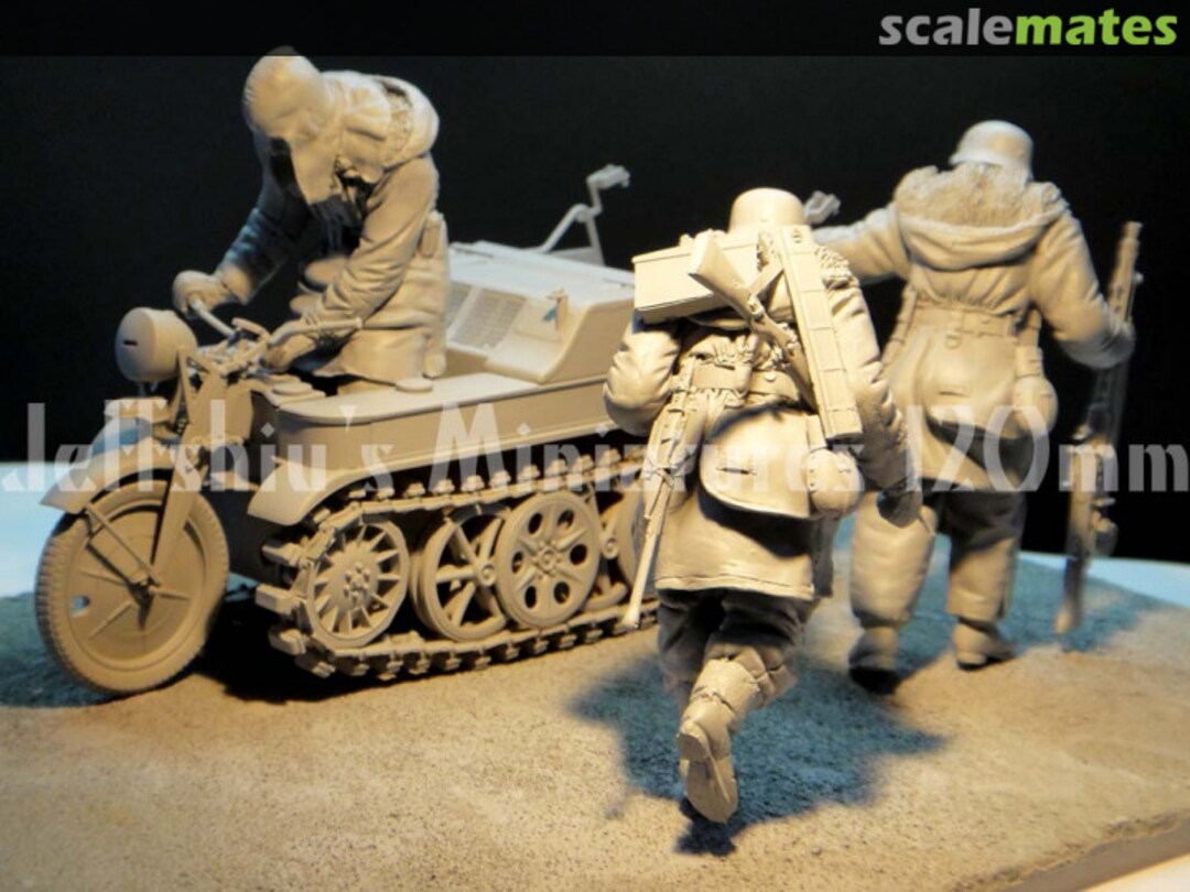 Boxart Kettenkrantrad Riders Division ‘Totenkopf’ Kharkov 1943 JS120151 Jeffshiu's Miniatures