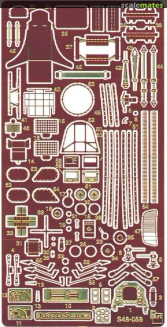 Boxart Ju-87 D-5 S48-059 Part