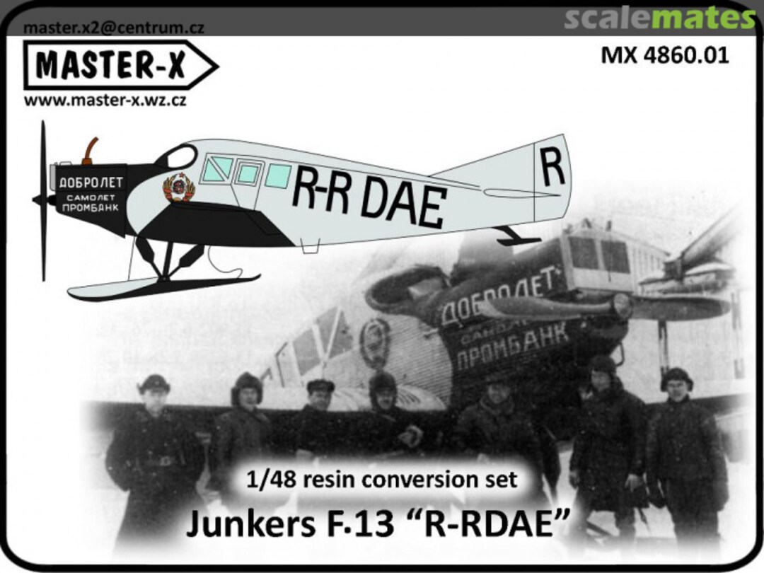 Boxart Junkers F.13 4860.01 Master-X Boxart Junkers F.13 4860.01 Master-X