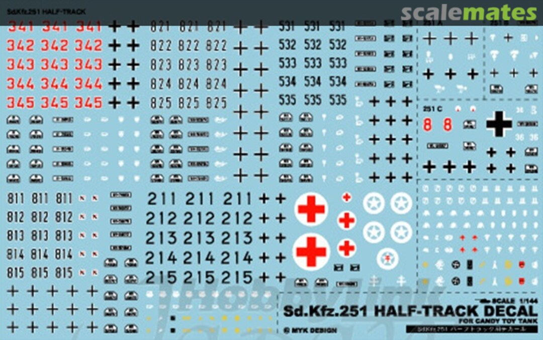 Boxart Sd.Kfz.251 Half-Track Decal 06014 MYK Design Boxart Sd.Kfz.251 Half-Track Decal 06014 MYK Design