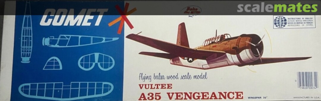 Boxart Vultee A35 Vengeance 3405 Comet
