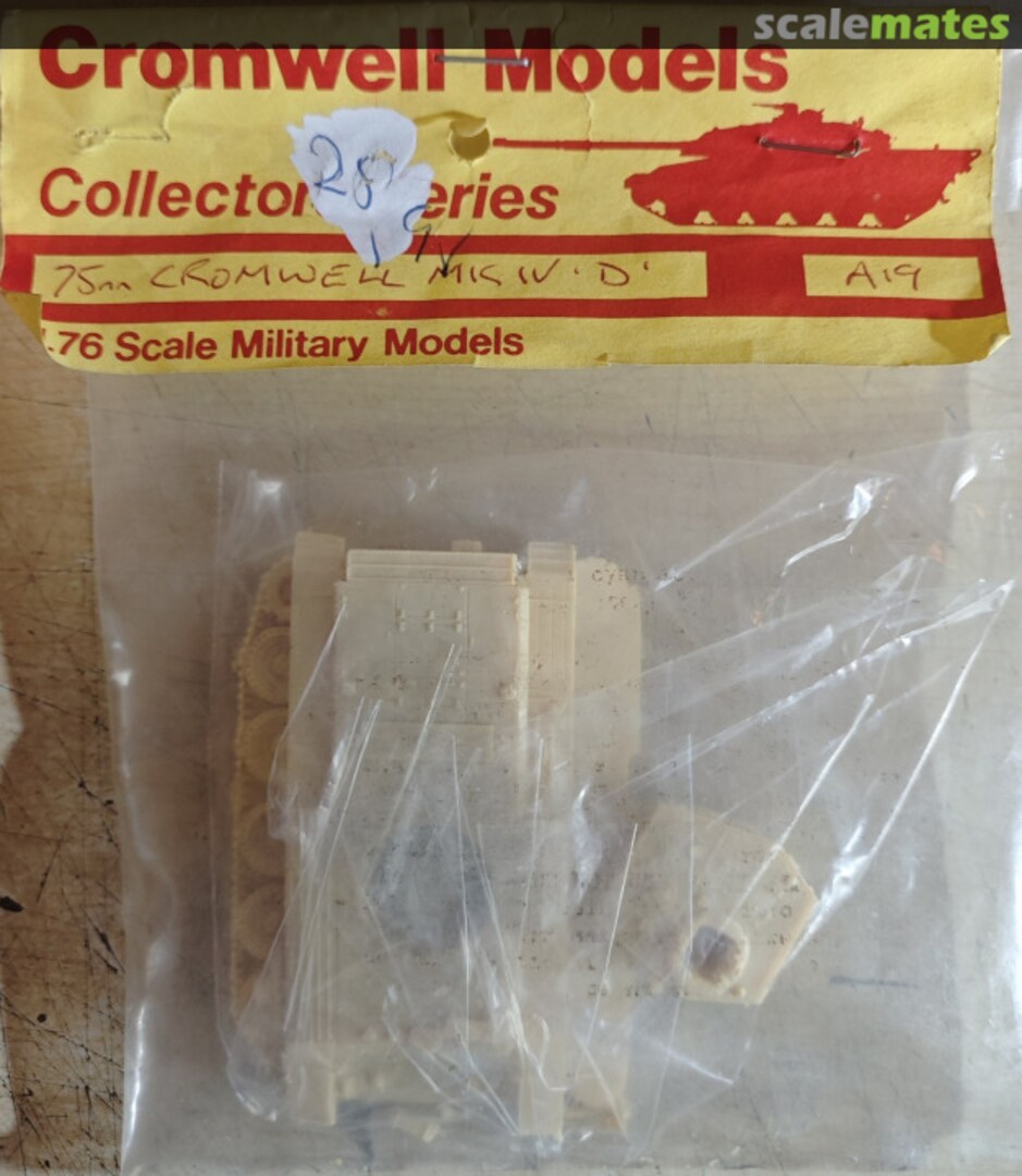 Boxart 75mm Cromwell MK IV D A19 Cromwell Models Boxart 75mm Cromwell MK IV D A19 Cromwell Models