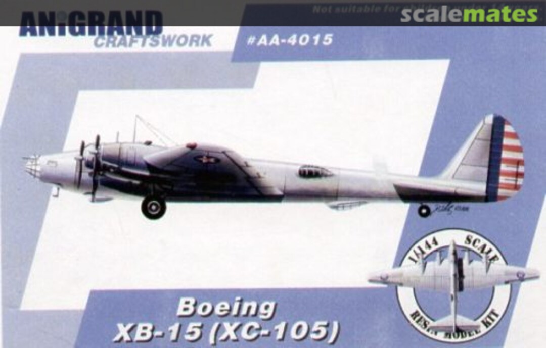 Boxart Boeing XB-15 (XC-105) AA-4015 Anigrand Craftswork Boxart Boeing XB-15 (XC-105) AA-4015 Anigrand Craftswork
