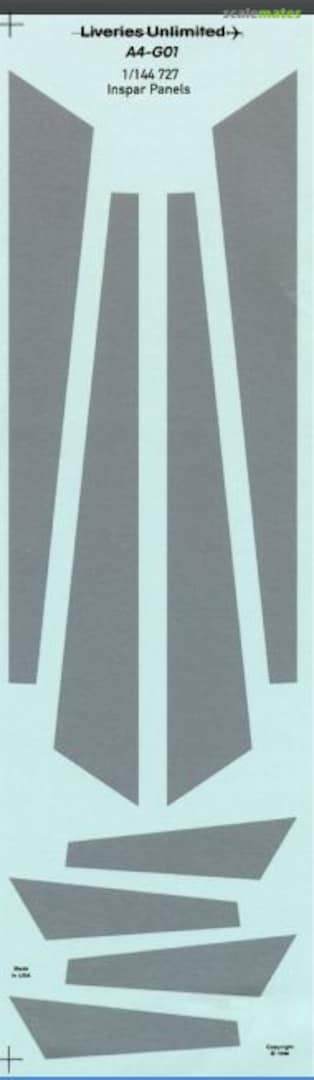 Boxart Boeing 727 Inspar Panels (Corogard) A4-G01 Liveries Unlimited/Airway Graphics Boxart Boeing 727 Inspar Panels (Corogard) A4-G01 Liveries Unlimited/Airway Graphics