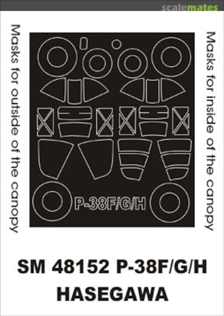 Boxart Lockheed P-38F/G/H Lightning SM48152 Montex Boxart Lockheed P-38F/G/H Lightning SM48152 Montex