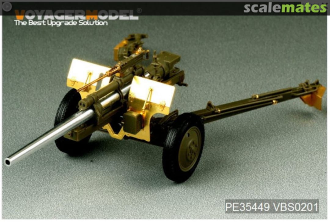 Boxart US 3inch M5 ATG/w M1 or 105mm Howitzer PE35449 Voyager Model Boxart US 3inch M5 ATG/w M1 or 105mm Howitzer PE35449 Voyager Model