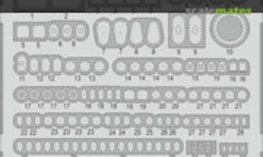 1:72 Ju 88 C-6 surface panels S. A. (Eduard 72570) 72570
