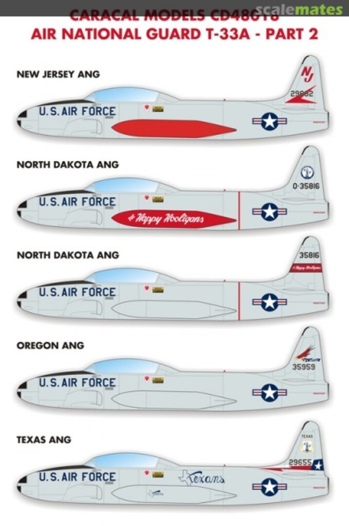 Boxart T-33A CD48018 Caracal Models Boxart T-33A CD48018 Caracal Models