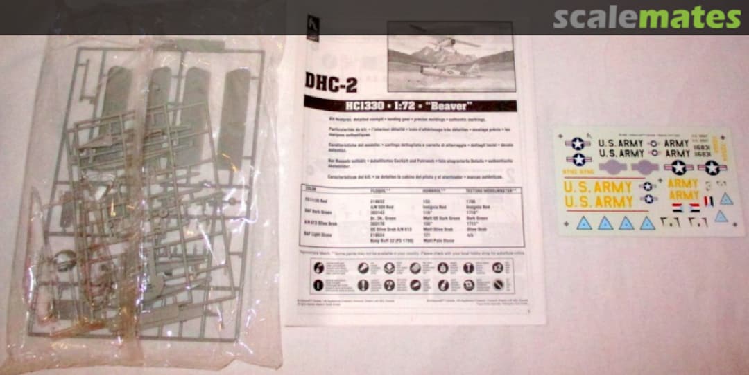 Contents DHC-2/U-6A Beaver HC1330 Hobbycraft Contents DHC-2/U-6A Beaver HC1330 Hobbycraft