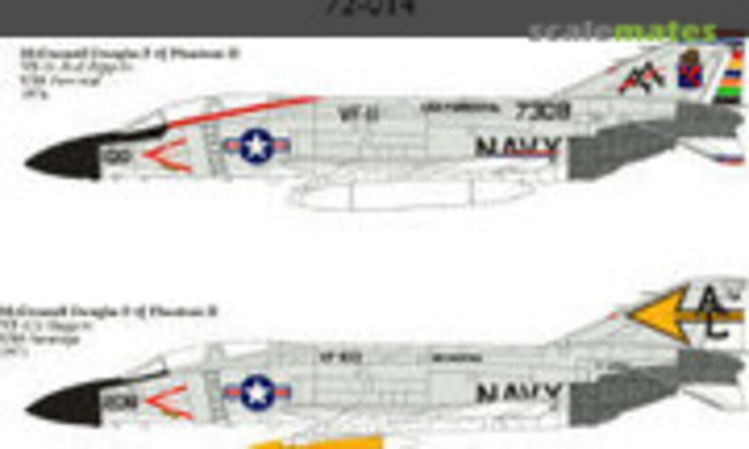 1:72 F-4 Phantoms (CAM 72-014) 72-014