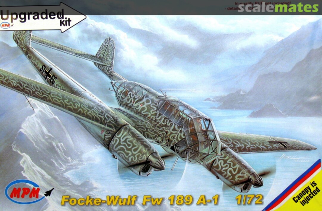 Boxart Focke-Wulf Fw 189 A-1 C72017 MPM Production Boxart Focke-Wulf Fw 189 A-1 C72017 MPM Production