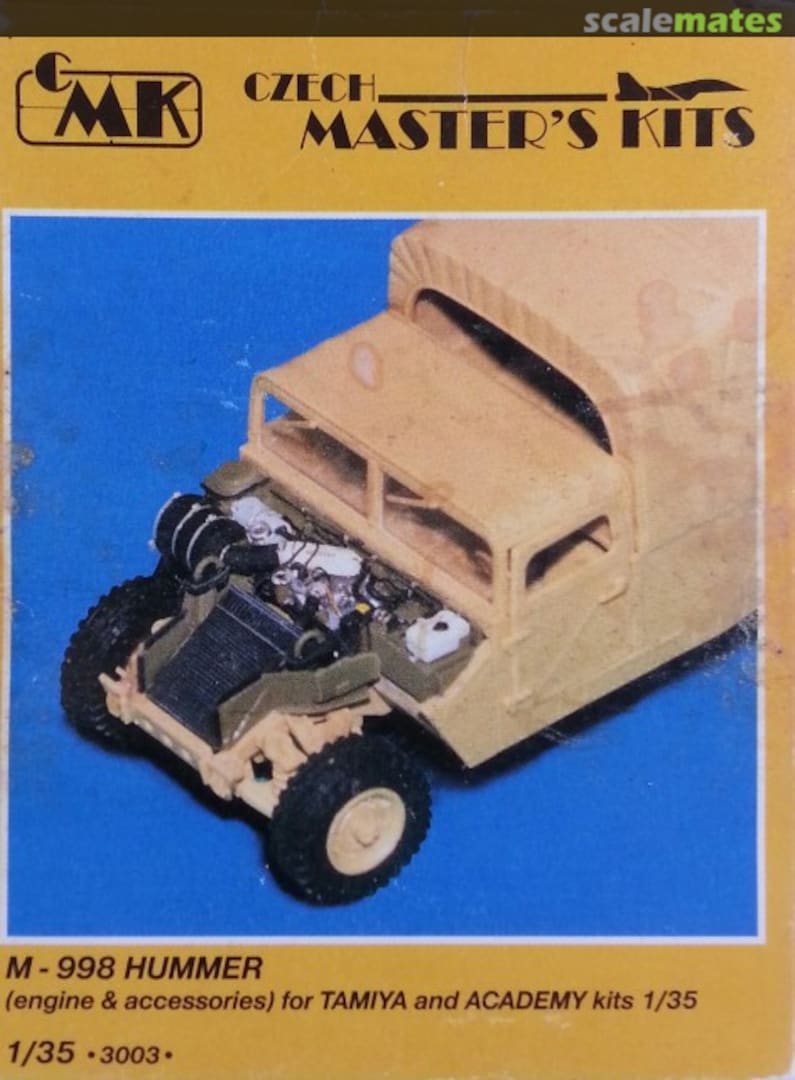 Boxart M 998 Hummer - engine set (GM V-8,6.2 diesel) 3003 CMK Boxart M 998 Hummer - engine set (GM V-8,6.2 diesel) 3003 CMK