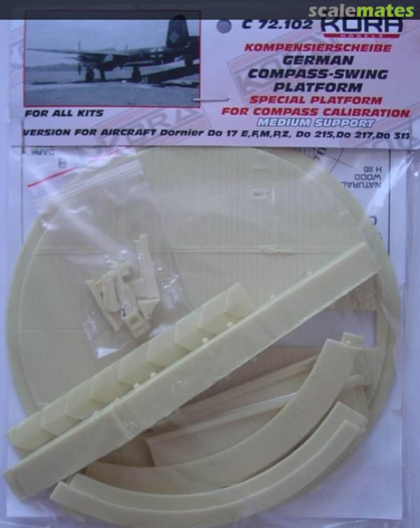 Boxart Compass-swing platform for Do 17, Do 215, Do 217, Do 317 C72102 Kora Models Boxart Compass-swing platform for Do 17, Do 215, Do 217, Do 317 C72102 Kora Models