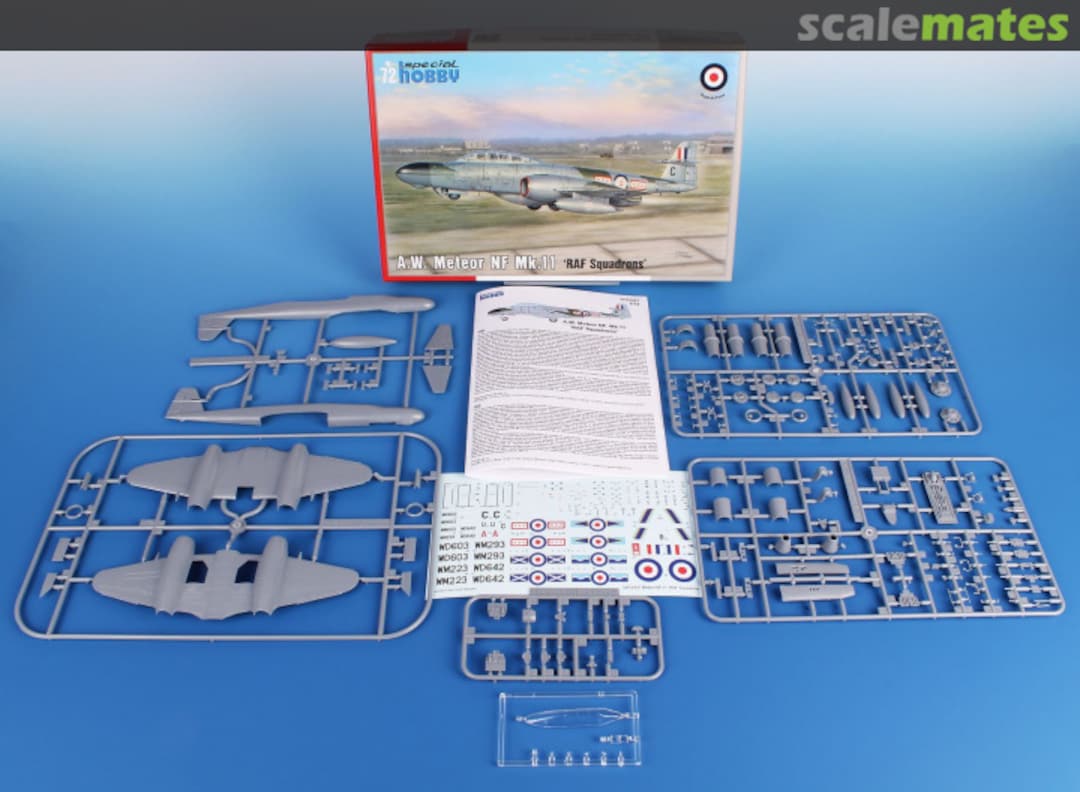 Contents A.W. Meteor NF Mk.11 SH72437 Special Hobby Contents A.W. Meteor NF Mk.11 SH72437 Special Hobby