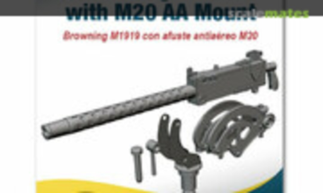 1:35 Browning M1919 with M20 AA Mount (Ammo by Mig Jimenez A.MIG-8148) A.MIG-8148